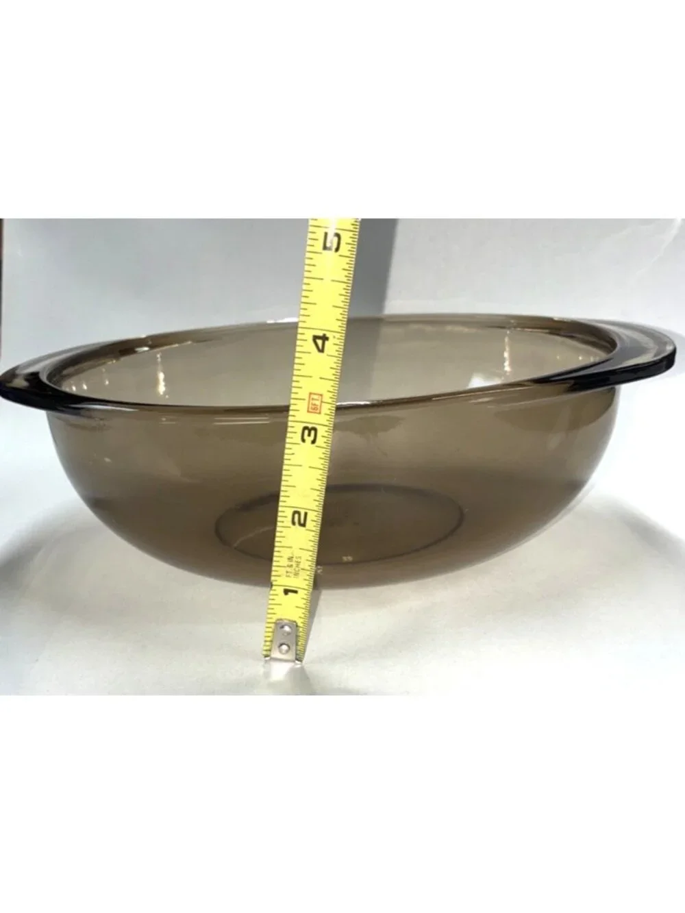 VTG 70-80s PYREX 024 2L Amber Brown Glass Bowl Casserole Dish Clean! #t